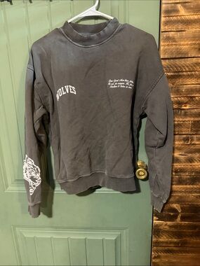 Darc Sport Wolves Club Premium Vintage Crewneck Sweatshirt XS 915-1000